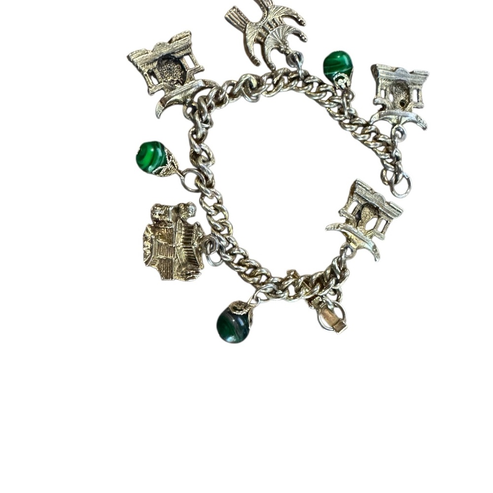 Vintage Pagoda Charm Bracelet